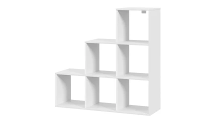 Стеллаж «Денвер» Исп. 2 Белый текстурный